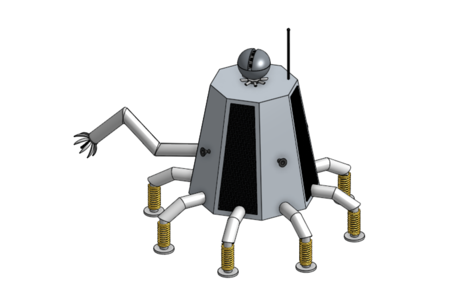 NASA Planetary Hopper Subassembly